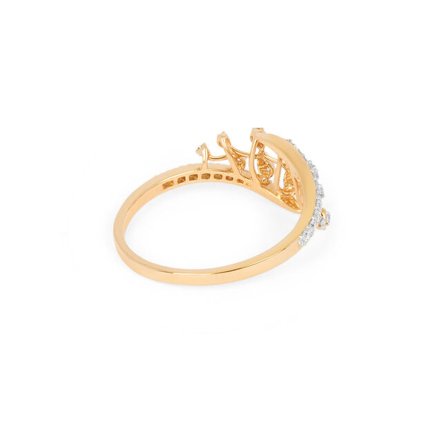 Tanishq 18KT Diamond Finger Ring for Women 4