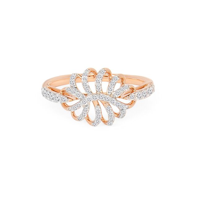 Tanishq 18KT Diamond Finger Ring for Women 