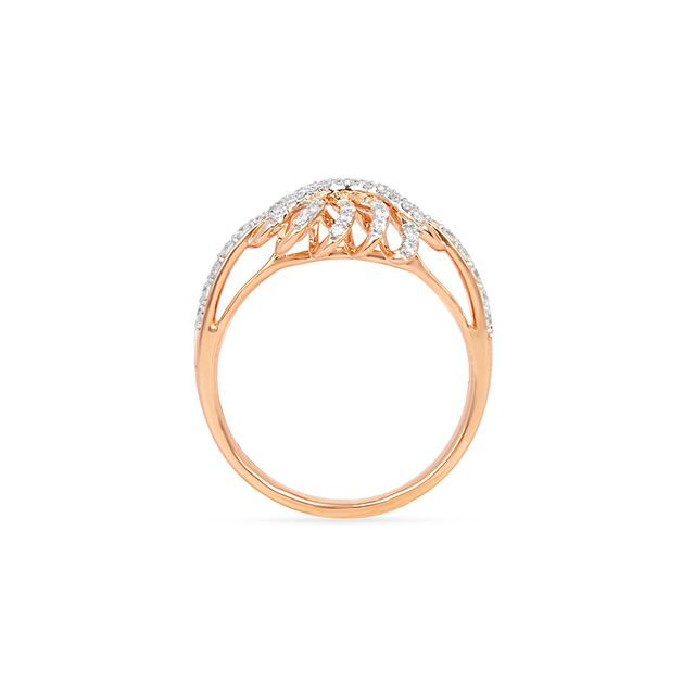 Tanishq 18KT Diamond Finger Ring for Women 3