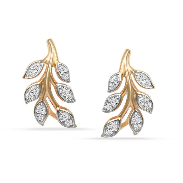 Tanishq 18KT Diamond Stud Earring for Women 