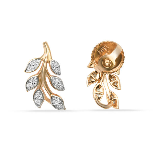 Tanishq 18KT Diamond Stud Earring for Women 4