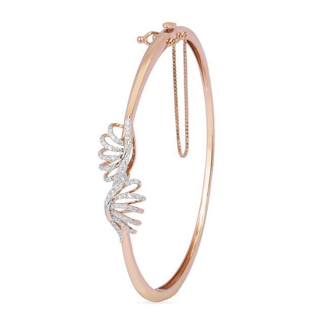 Tanishq 18KT Diamond Bangle for Women 3