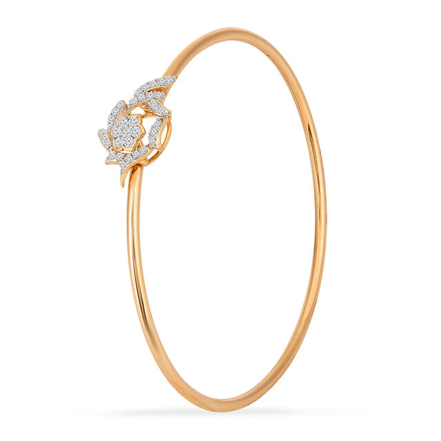 Tanishq 18KT Diamond Bangle for Women 2