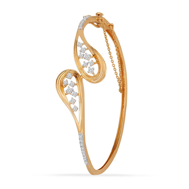 Tanishq 18KT Diamond Bangle for Women 2