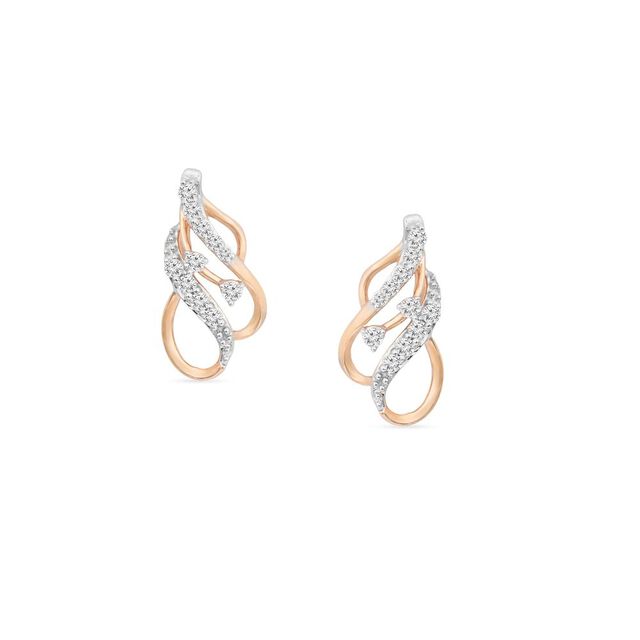 Tanishq 18KT Diamond Stud Earring for Women 