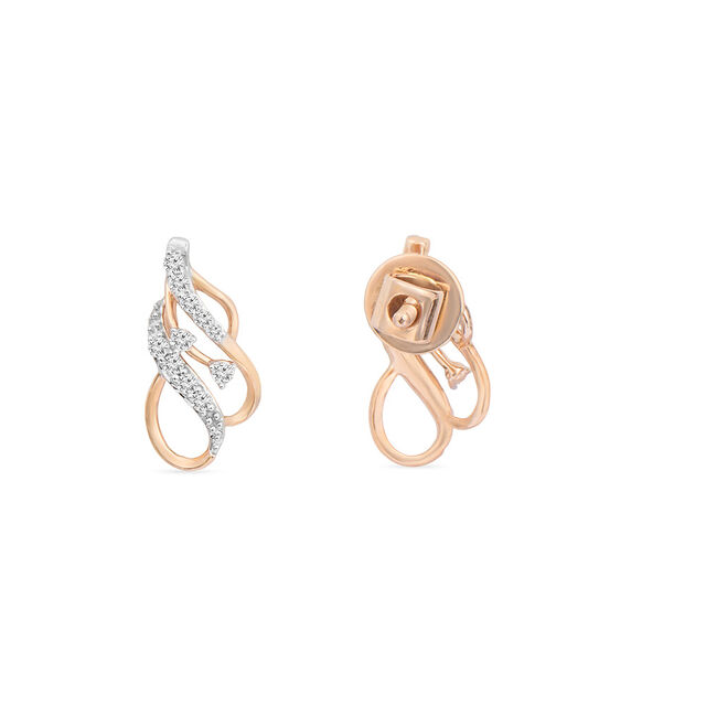 Tanishq 18KT Diamond Stud Earring for Women 4