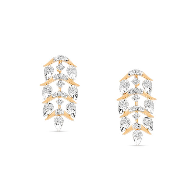 Tanishq 18KT Diamond Earrings for Women 