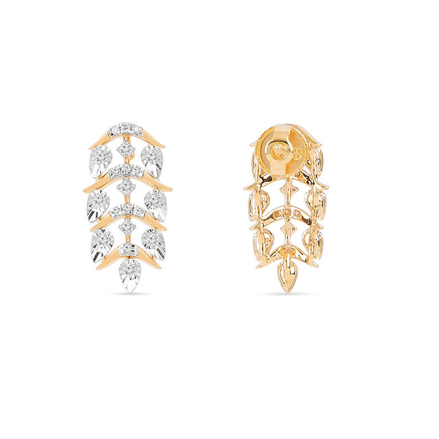 Tanishq 18KT Diamond Earrings for Women 4