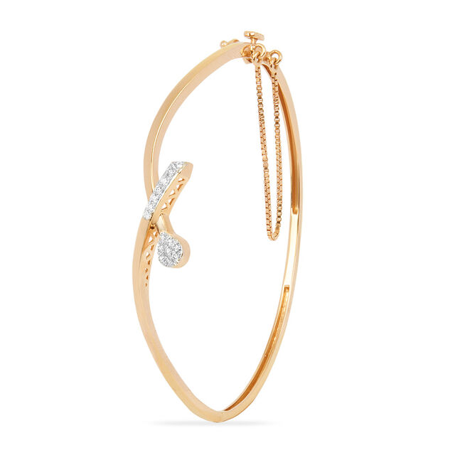 Tanishq 18KT Diamond Bangle for Women 2