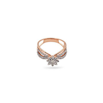 Graceful Filigree Floral Ring