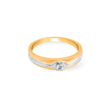 Tanishq 18 Karat Diamond Unisex Finger Ring