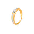 Tanishq 18 Karat Diamond Unisex Finger Ring 2