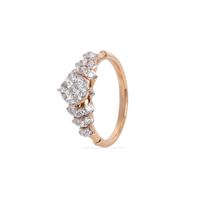 Tanishq 18KT Diamond Finger Ring 2