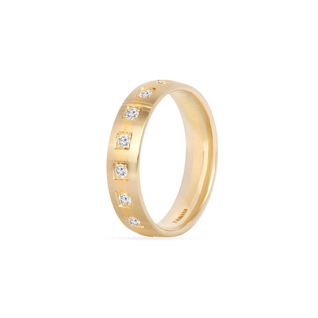 Tanishq 18KT Diamond Finger Ring for Men 2