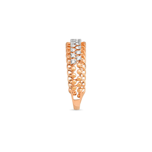 Tanishq 18 Karat Diamond Finger Ring for Women