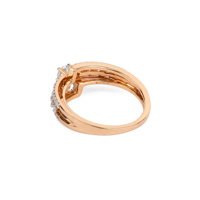 Tanishq Tiered Solitaire Ring for Women 4