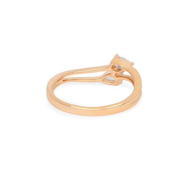 Tanishq 18KT Diamond Finger Ring for Women 4
