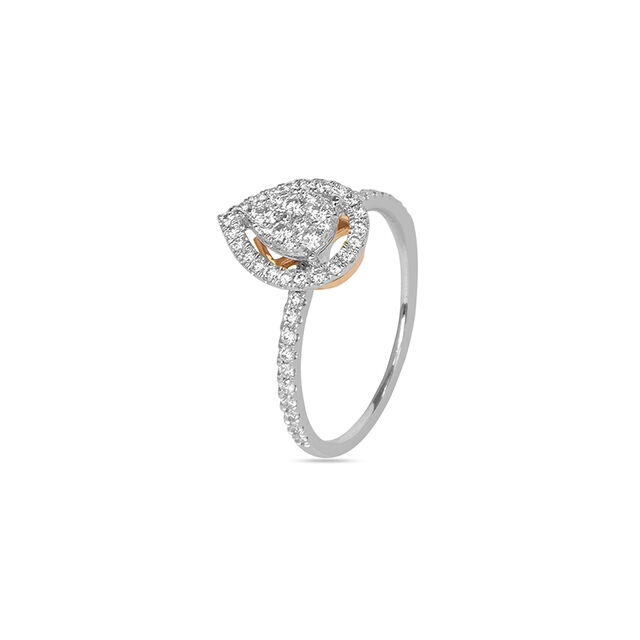 Tanishq 18KT Diamond Finger Ring 2