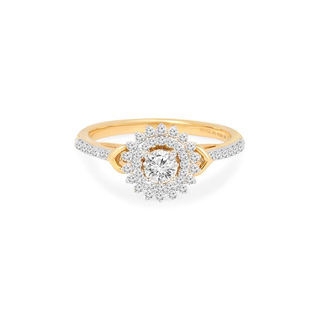 Tanishq 18KT Diamond Finger Ring for Women 