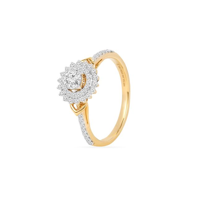 Tanishq 18KT Diamond Finger Ring for Women 2
