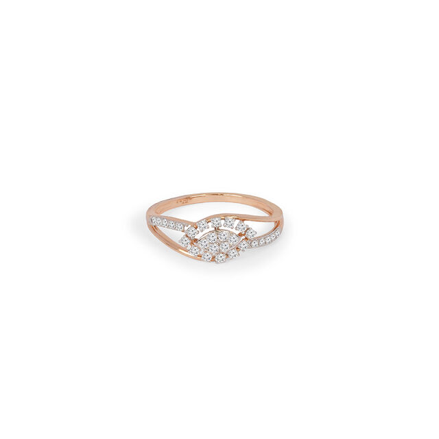 Tanishq 18KT Diamond Finger Ring for Women 