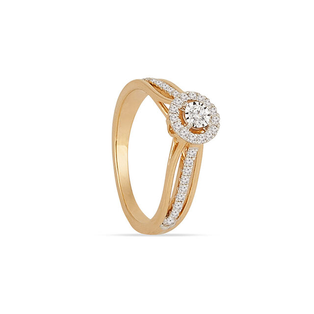 Tanishq 18KT Diamond Finger Ring for Women 3