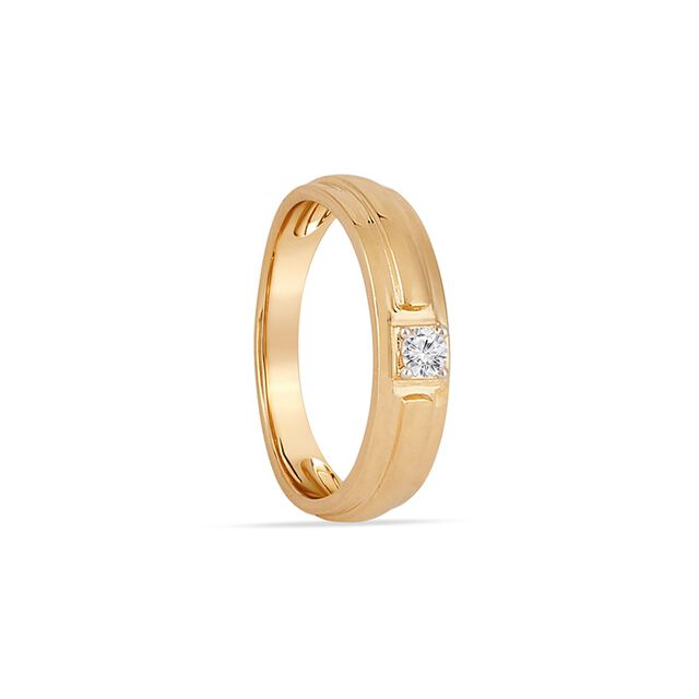 Tanishq 18KT Diamond Finger Ring for Men 4