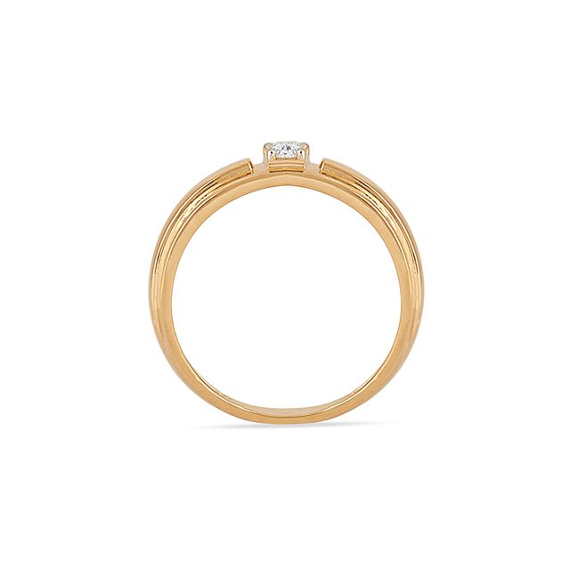 Tanishq 18KT Diamond Finger Ring for Men 5