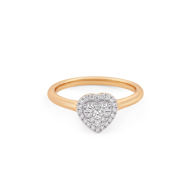 Tanishq 18KT Diamond Finger Ring for Women 