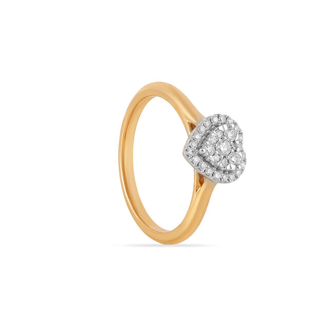 Tanishq 18KT Diamond Finger Ring for Women 4
