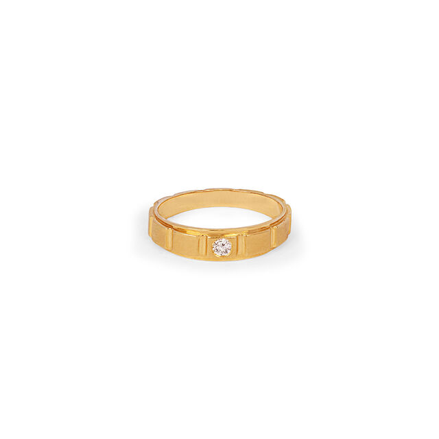 Tanishq 18KT Diamond Finger Ring for Men 