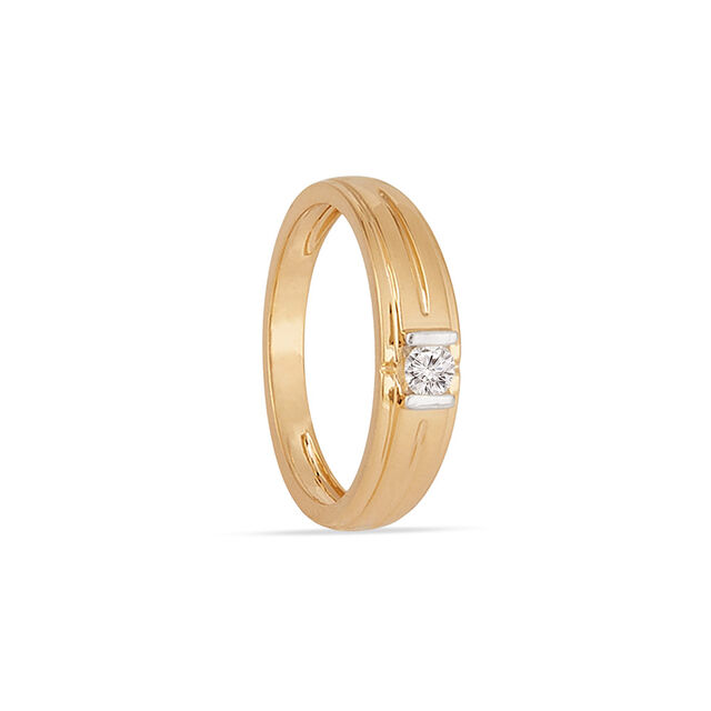 Tanishq 18KT Diamond Finger Ring for Men 2