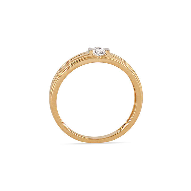 Tanishq 18KT Diamond Finger Ring for Men 4