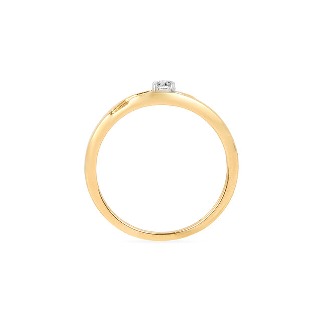 Tanishq 18KT Diamond Finger Ring for Women 3
