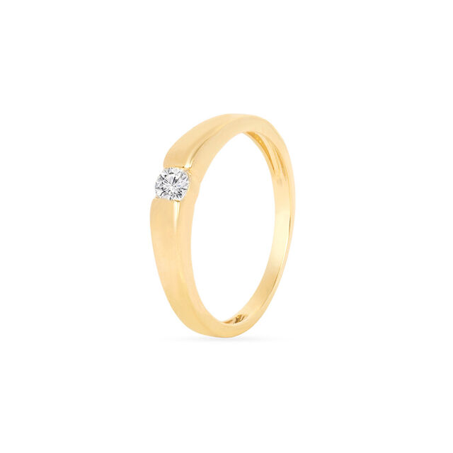 Tanishq 18KT Diamond Finger Ring for Men 2