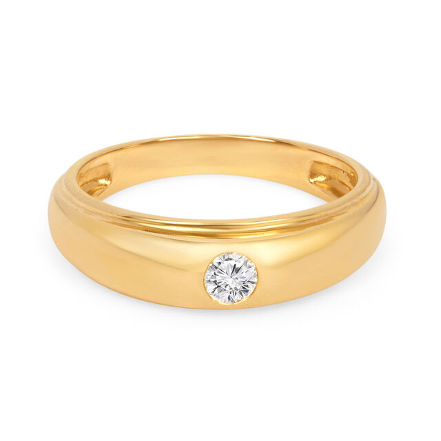 Tanishq 18KT Diamond Finger Ring for Men 