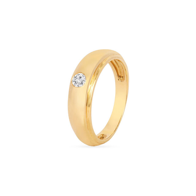 Tanishq 18KT Diamond Finger Ring for Men 2
