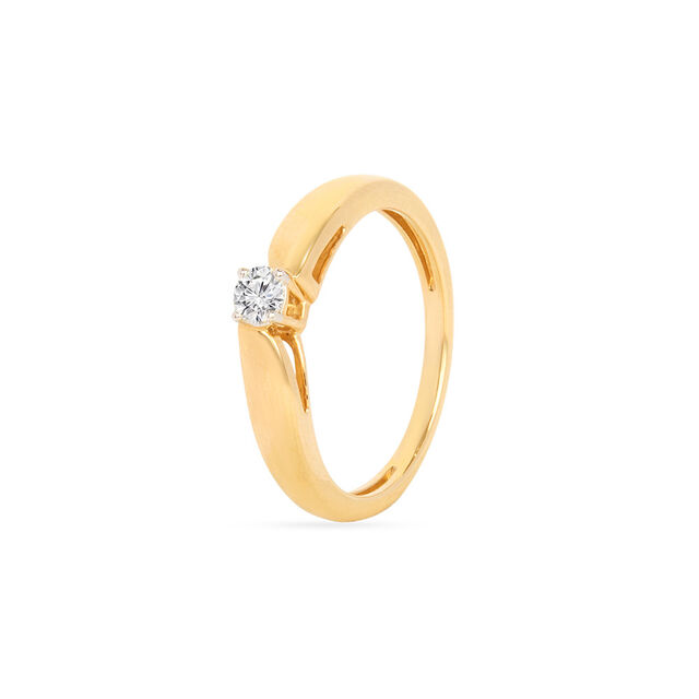 Tanishq 18KT Diamond Finger Ring for Men 3