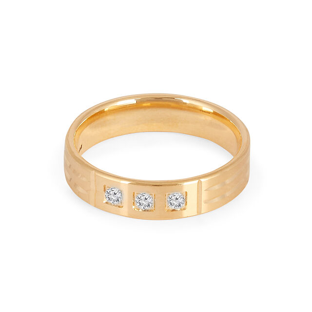 Tanishq 18KT Diamond Finger Ring for Men 