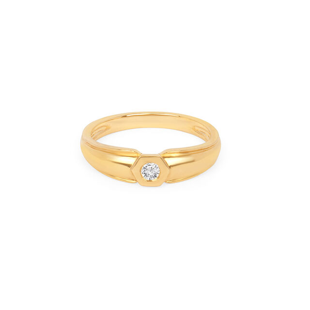 Tanishq 18KT Diamond Finger Ring for Men 