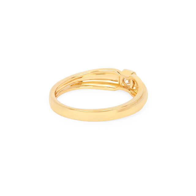 Tanishq 18KT Diamond Finger Ring for Men 4