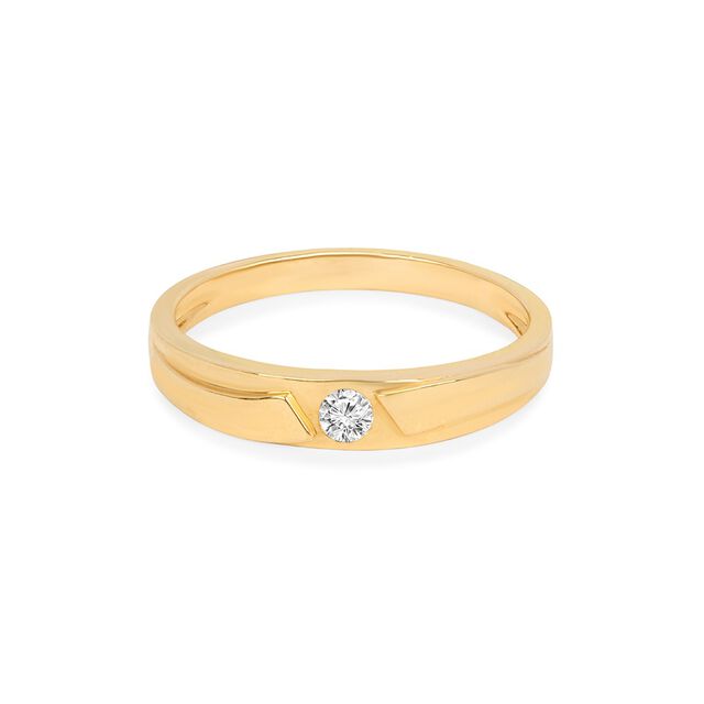 Tanishq 18KT Diamond Finger Ring for Men 