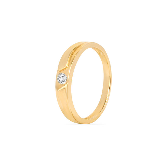 Tanishq 18KT Diamond Finger Ring for Men 2