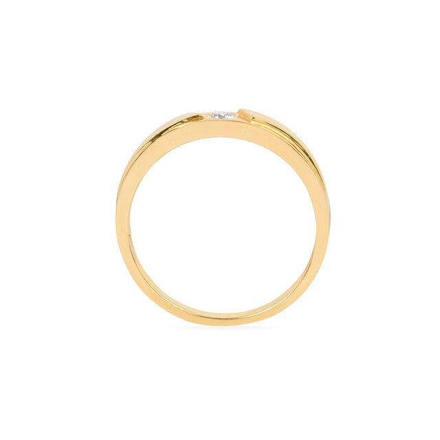 Tanishq 18KT Diamond Finger Ring for Men 3