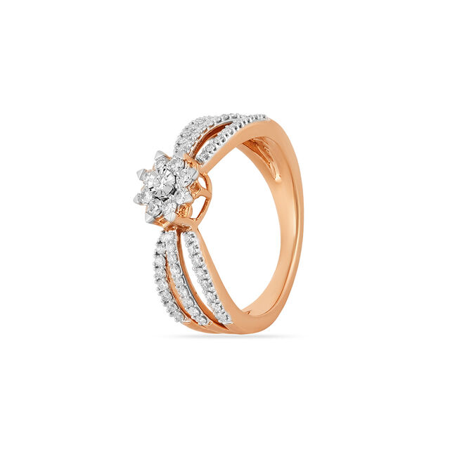 Tanishq 18KT Diamond Finger Ring for Women 2