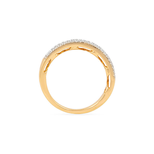 Tanishq 18KT Diamond Finger Ring for Women 3