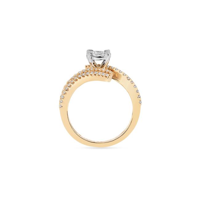 Tanishq 18KT Diamond Finger Ring for Women 3