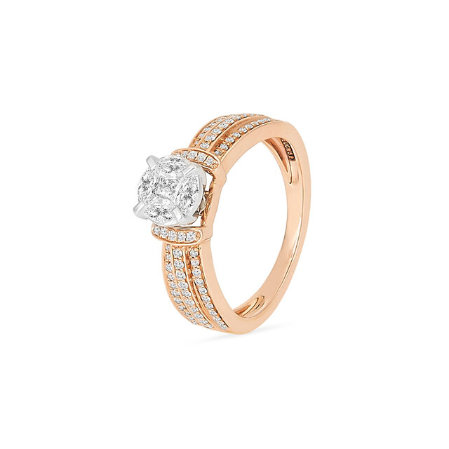 Tanishq 18KT Diamond Finger Ring for Women 2