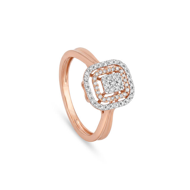 Radiant Aura Diamond Ring 4