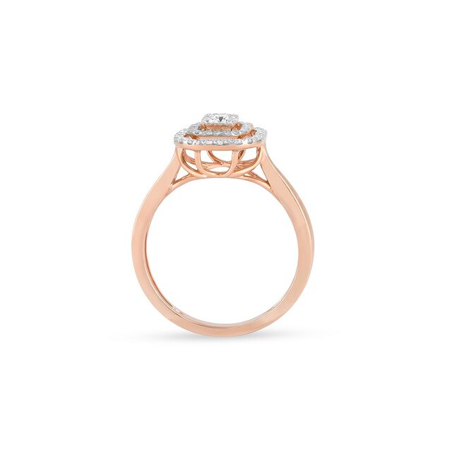 Radiant Aura Diamond Ring 6